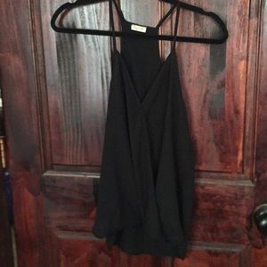 Black tank top